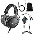 beyerdynamic DT 770 Pro X Limited Edition On-Ear Headphones Bundle with Headphone Splitter + Stereo Plug/Jack M/F Cable + 6Ave Microfiber Cleaning Cloth + 1 Year Extended Protection Plan