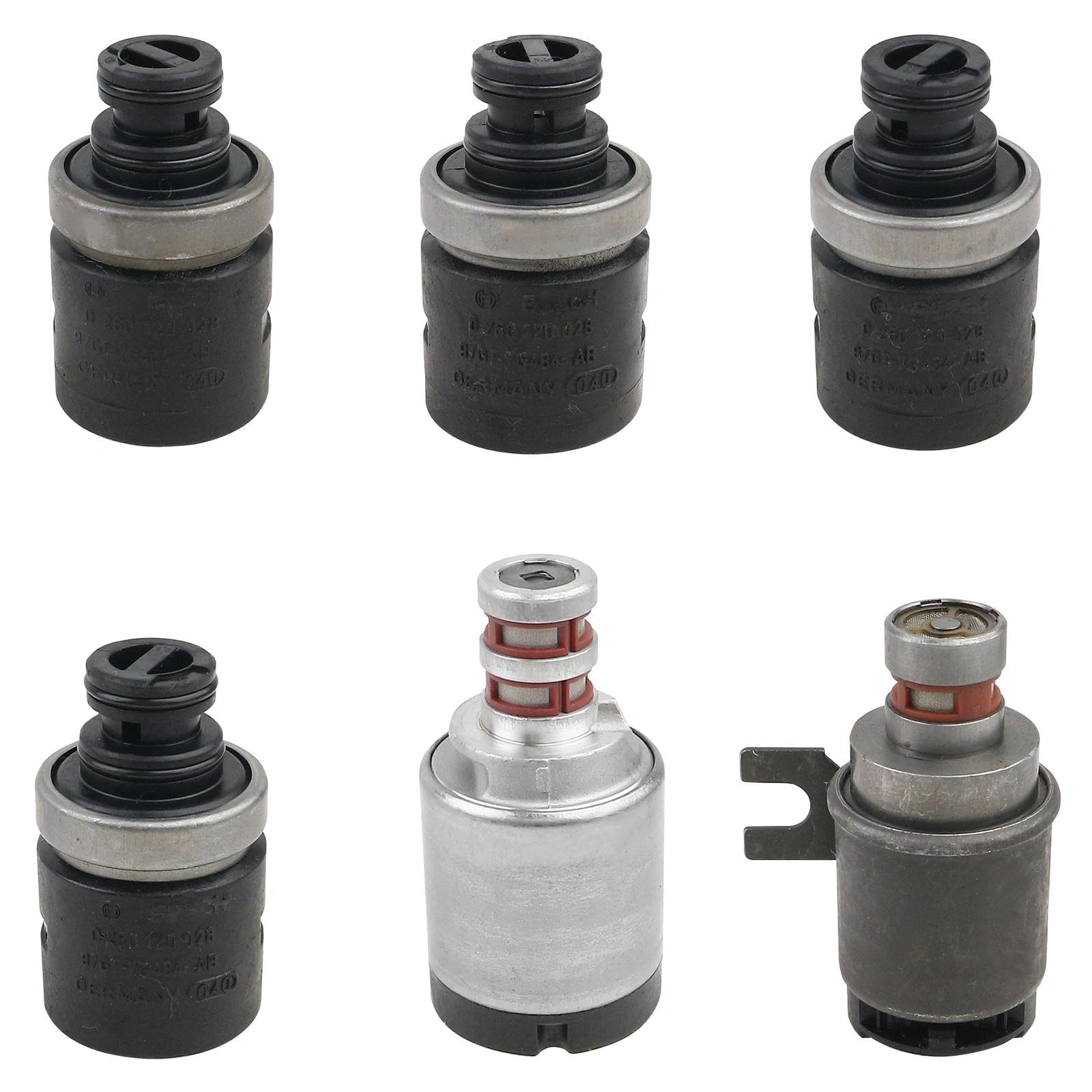 Photo 1 of Transmission Solenoid Kit (6 PCS) Compatible with Ford 4R44E 5R44E 5R55E Automatic Transmission Fits 1997-2011 Ford Ranger Explorer Mazda B-Series Replaces Part Number A56420K