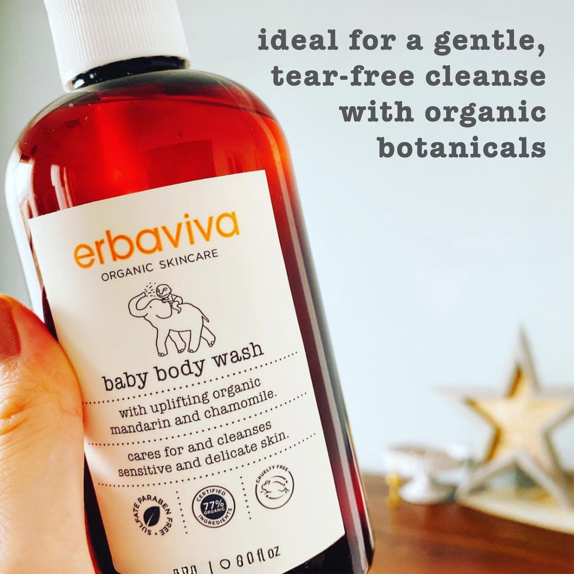 erbaviva Baby Body Wash 8 fl Oz