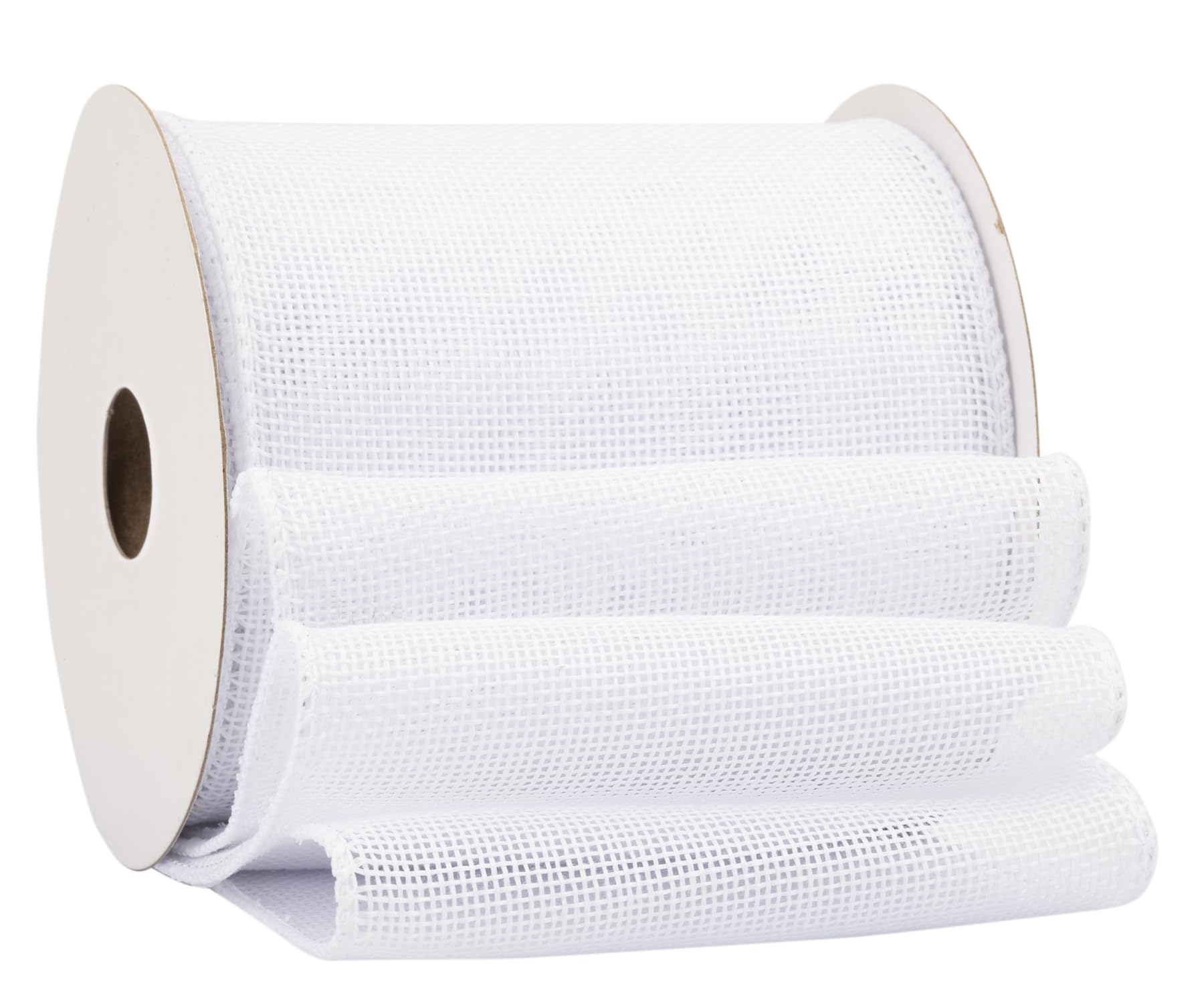 Fondersy 9-Meter White Burlap Ribbon Wired Burlap Ribbon - 100mm Width for Gift Wrapping, Floral Arrangements, Wreath Making, and Christmas Decor