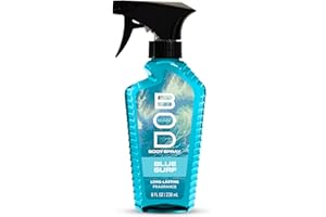 BOD man Fragrance Body Spray, Blue Surf, 8 fl oz