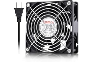 Wathai EC Industrial Case Fan 120mm x 38mm Ball Bearing AC 110V 115V 120V 220V 240V Brushless Cooling Fan