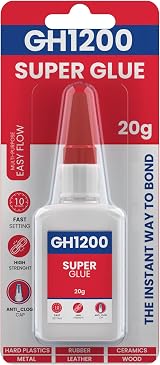 GH1200 20g Superglue with Anticlog Cap All Purpose Thick Bond