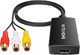 AIFHDAUF RCA to HDMI Converter with HDMI Cable 720p 1080p AV to HDMI view 6