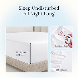 Cal King Fitted Sheet White, 100% Cotton 400 Thread