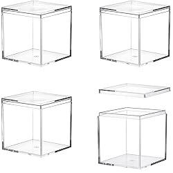 Acrylic Box Large Clear Display Boxes with Lid