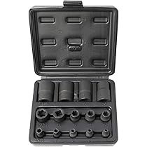 Impact Driver Socket Set AKM 19PC External Torx Plus Socket Set,6 Point ...