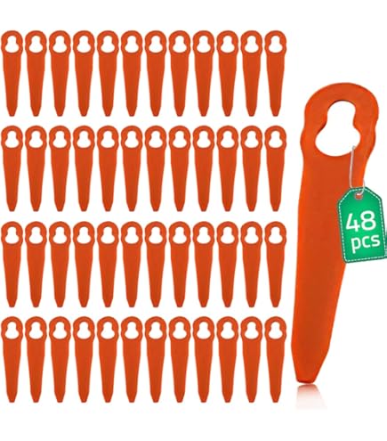 120 Pièces Accessoires De Lames En Plastique De Remplacement Pour STIHL Polycut 2 2 Fsa 45 Tondeuse A Gazon Coupe Herbe 84540760