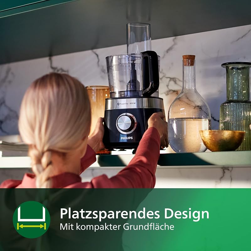 Küchenmaschine Viva Collection, Schwarz, 2 L Fassungsvermögen