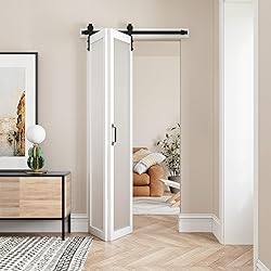 Paintable Bifold Barn Door - Fingerprint-Resistant