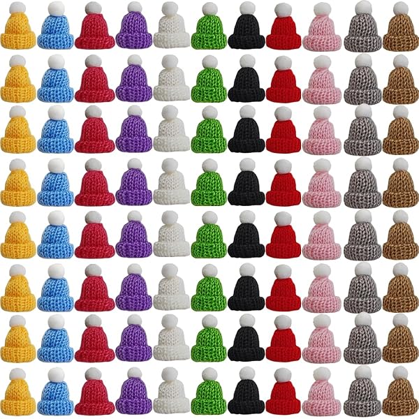 4pcs Mini Chapeau de Noël Décoration de fête de Noël ornement Props