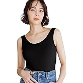 Tank Top Rib Bra Padded Anti-Sagging Push up Breathable Fit Sleep 24HRS Japan Patented Bambi Water