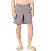 Amazon Essentials Men's 8" Inseam Relaxed-Fit Cotton Drawstring Pull-On Walk Shorts, Summer-Weight