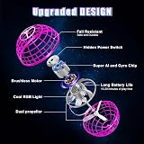 XINHOME Flying Ball Orb Toy RGB Light USB Rechargeable Hand Controller Drone view 2