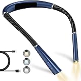 HZTzone Updated LED Neck Reading Light,Hands Free