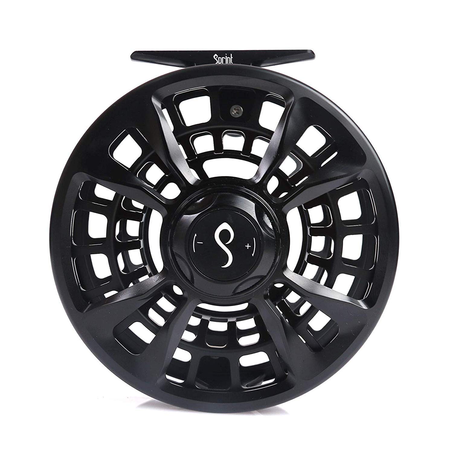 MAXIMUMCATCH Sprint Expert Fully Sealed Fly Fishing Reel CNC-machined Aluminum Alloy Body (Diamond Black, 7/9wt)
