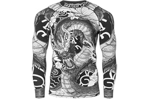 LAFROI Men's Long Sleeve UPF 50+ Baselayer Performance Compression Shirt Rash Guard-CLY08C