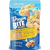 Gargeer 3oz Bearded Dragon Food. All Stages Complete Gel Diet, Made in USA | Replaces live insects &amp; greens! Easy-mix complete gel diet with BSFL, crickets &amp; dandelion. Perfect for tong feeding