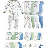 Little Peaches Baby Girl Clothes – 100% Cotton, Soft & Breathable Newborn Essentials and Gifts, Fits 3 to 6 Months