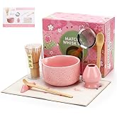 Matcha Whisk Set 8 Pcs Complete Matcha Starter Kit | With Ceramic Bowl, Bamboo Whisk, Holder, Spoon, Sifter, Spoon Stand For Matcha Lovers Ceremonial Gift Set