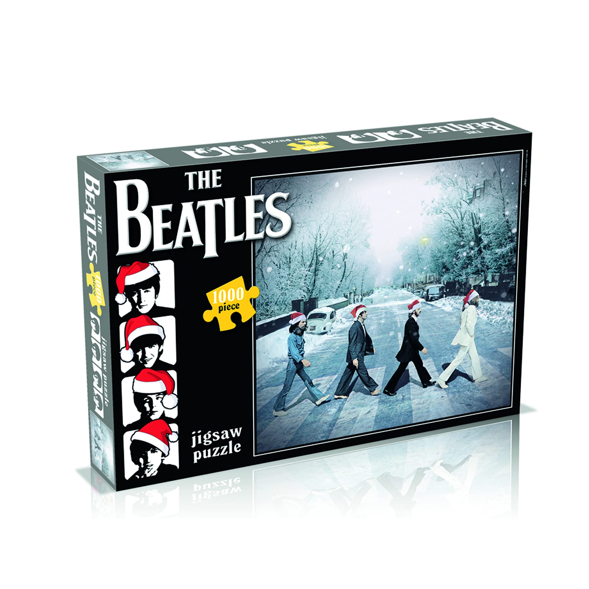 The Beatles Abbey Road at Christmas 1000pc Puzzle, Black / White