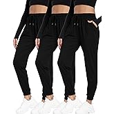 Mgput Women Joggers with Pockets, Ultra-Soft Comfortable Lightweight Drawstring Womens Sweatpants for Workout Gym and Jogging