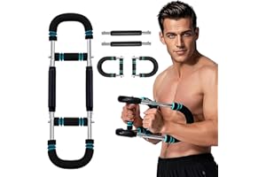 Twister Arm Trainer for Gym, Adjustable Arm Equipment, Chest Exerciser for Men, Muscle Builder for Biceps, Chest, Shoulders, 