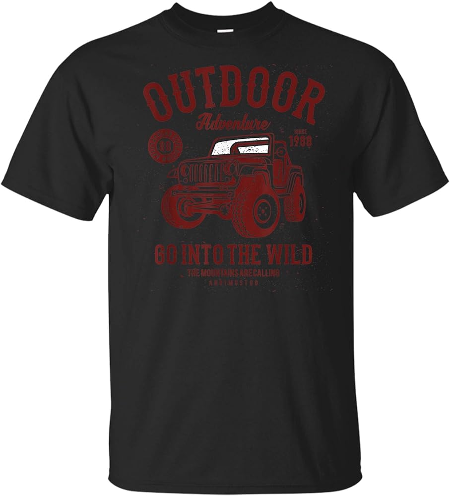 Outdoor Adventure Jeep Shirt Kitilan