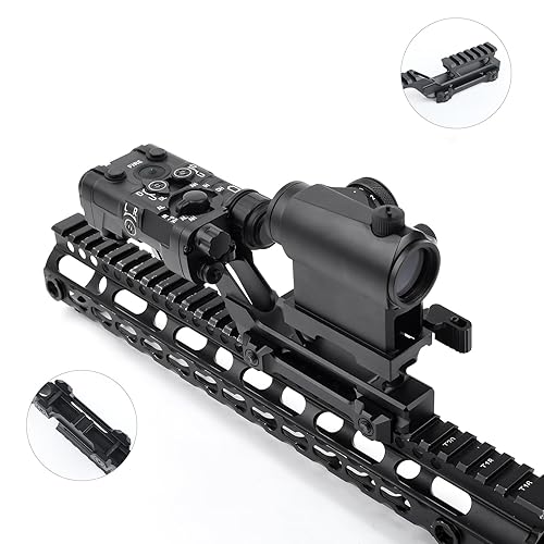 Holographic Sight NOBUHIRO Red Dot Riser Mount Combo Adapter Picatinny ...
