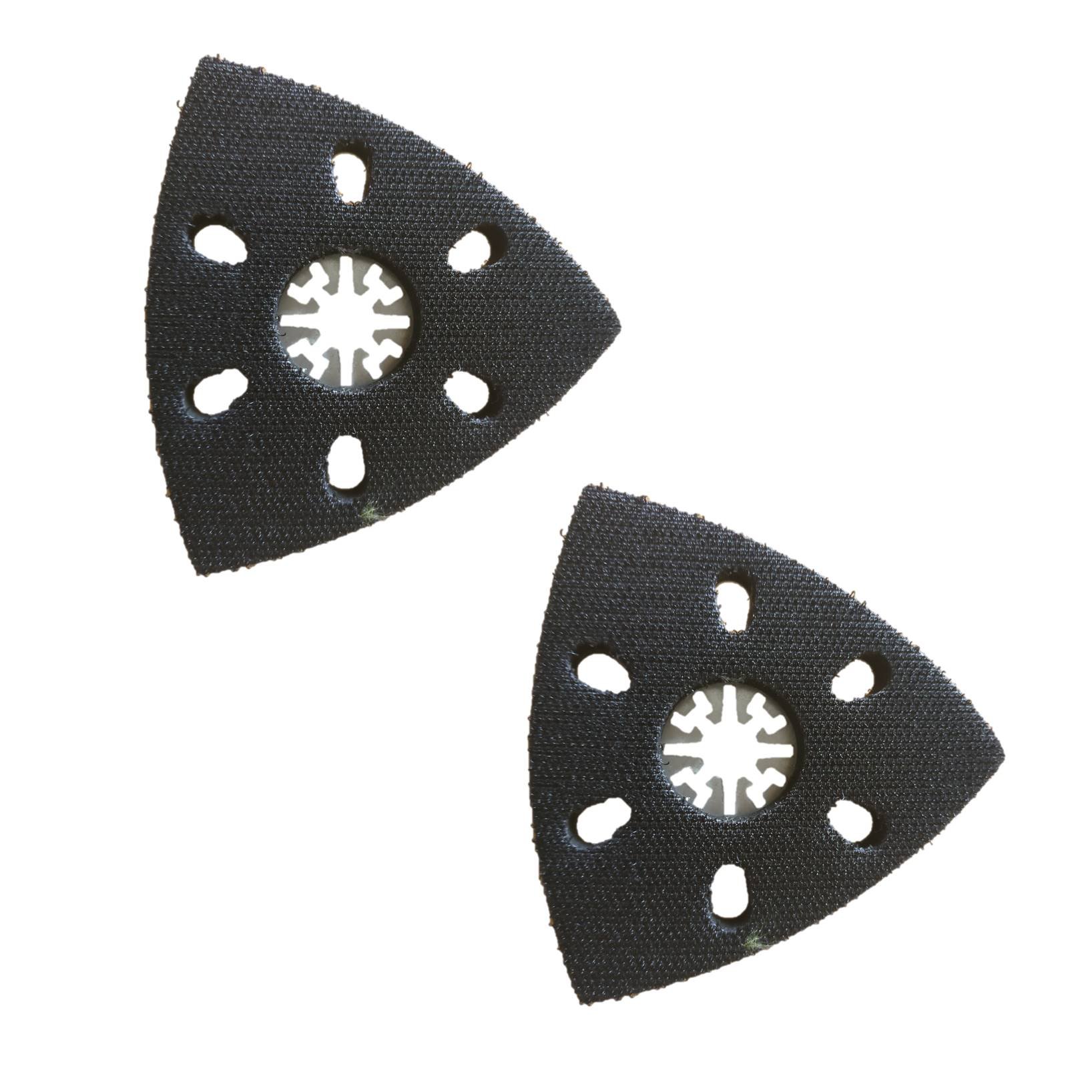 2 x TopsTools UN90SP_2 Extra Large 90mm x 90mm Sanding Pads Compatible with Bosch Fein (Non-StarLock) Makita Milwaukee Einhell Ergotools Hitachi Parkside Ryobi Worx Workzone Multitool Multi Tool