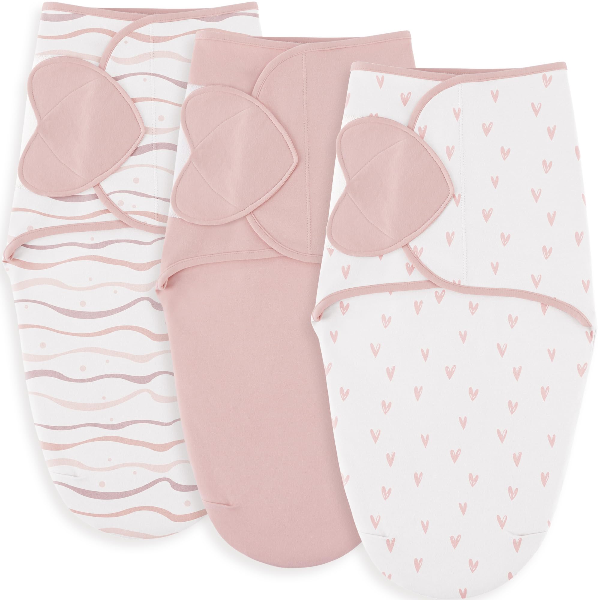 Photo 1 of Susurration Swaddles for Newborns, 100% Cotton Baby Swaddle Sleep Sack, with Adjustable Velcro, Breathable and Durable Unisex Swaddle Sleep Sack, 3 Pack