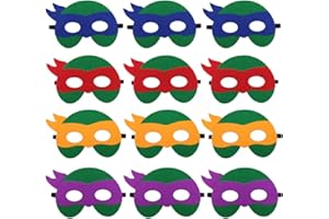 YALARY 12 Packs Superhero Mask Party Favors Superhero Masks Party Supplies for Kids, Children's Holiday Gifts for Boys and Girls