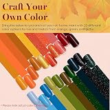Beetles Gel Polish 23 Pcs Fall Festival Set 20 Colors Base Top Coats view 3