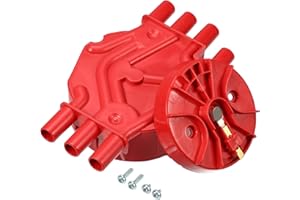 uxcell No.1104050/1103976 Car Ignition Distributor Cap and Rotor Kit for Chevrolet Blazer for GMC Savana 2500 Safari 4.3L 199