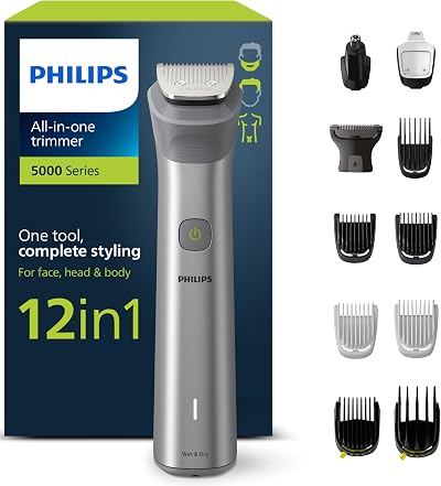 Philips Series 5000 MG5950/15 12 in 1 Multigroom Trimmer 0.5-16 mm