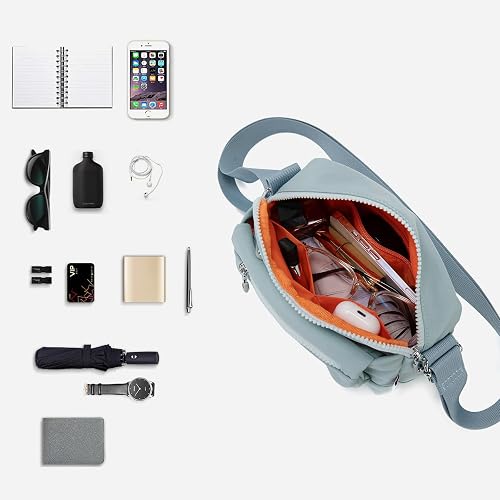 ETidy Nylon Small Women's Crossbody Bag – Lightweight Mini Purse With Adjustable Strap For Everyday Carry