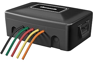DEWENWILS Large Outdoor Electrical Box, Waterproof Power Cord Protector for Electrical Connections, Ideal for Extension Cords, Timers, Power Strips, Power Tools, Holiday and Landscape Lights, Black