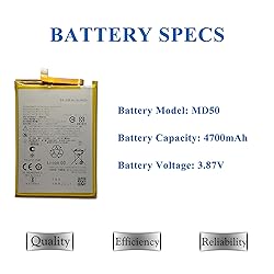 New MD50 Battery Replacement for Moto G Stylus 5G