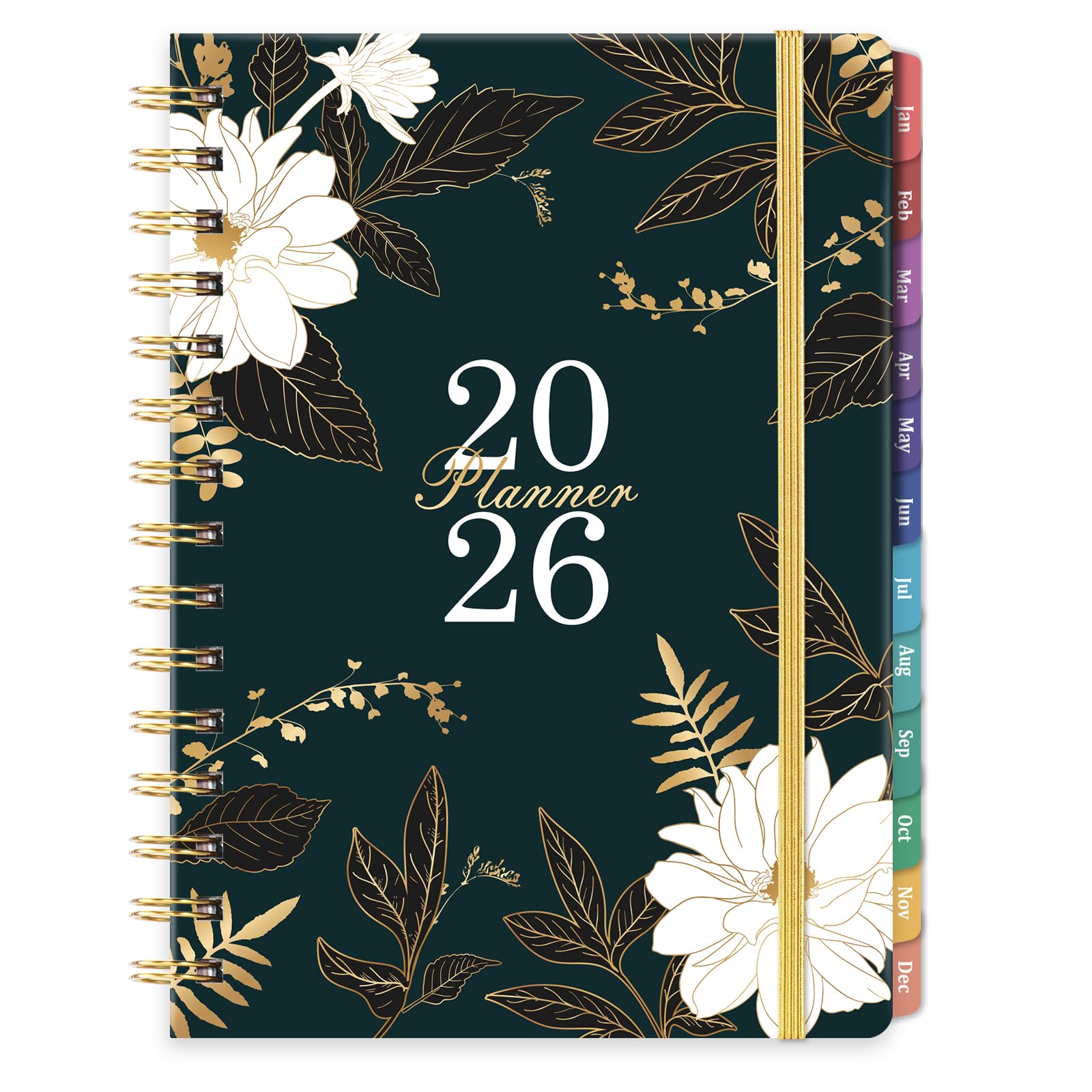 Photo 1 of 2026 Planner - 2026 Planner Weekly and Monthly, Jan.2026-Dec.2026, 8.43" x 6.3", 2026 Weekly Monthly Planner with Functional Pages, Colorful Tabs