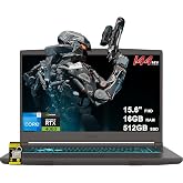 MSI Thin 15 Gaming Laptop 15.6" FHD IPS 144Hz Intel Octa-core i5-13420H (Beats i7-12650H) 16GB RAM 512GB SSD GeForce RTX 4060 Backlit USB-C Win11 w/ICP Hub