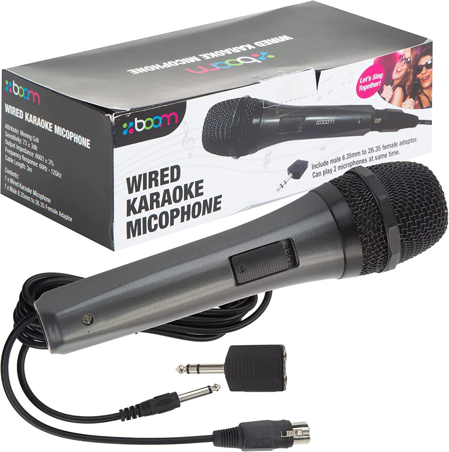 PMS VFM - Wired Karaoke Microphone & Adapter