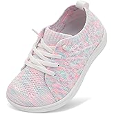 JOINFREE Toddler Shoes Girls Boys Wide Barefoot Shoes Minimalist Walking Sneakers Zero Drop Slip on Tennis Shoe Breathable Naturally Flexible