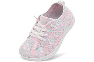 JOINFREE Toddler Shoes Girls Boys Wide Barefoot Shoes Minimalist Walking Sneakers Zero Drop Slip on Tennis Shoe Breathable Naturally Flexible