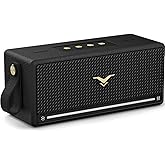 Bluetooth Speaker, 80W Peak Retro Speakers Bluetooth Wireless, Portable Bluetooth Speaker Loud with Deep Bass, IP67 Waterproo