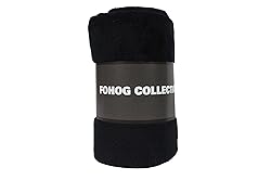 FOHOG Collection Fleece Blanket Black Small Plush