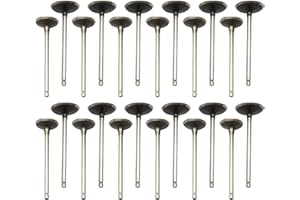 GXARTS 12 Pcs Exhaust 12 Pcs Intake Valve Kit 7T4Z-6507-B 7T4Z-6505-A Compatible with Ford F-150 3.7L 3.5L 3.3L Gas 3.3L Hybr