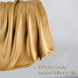 ZIMASILK 100% Mulberry Silk Pillowcase 6A 19 Momme 600TC Golden 50x75cm view 2