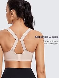 SYROKAN High Impact Sports Bras for Women No