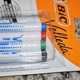 BIC Velleda 1721 Caja de 24 unidades, marcadores de pizarra punta ...