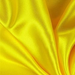 Ashirwad Red, Yellow and multi Colour Satin Fabric